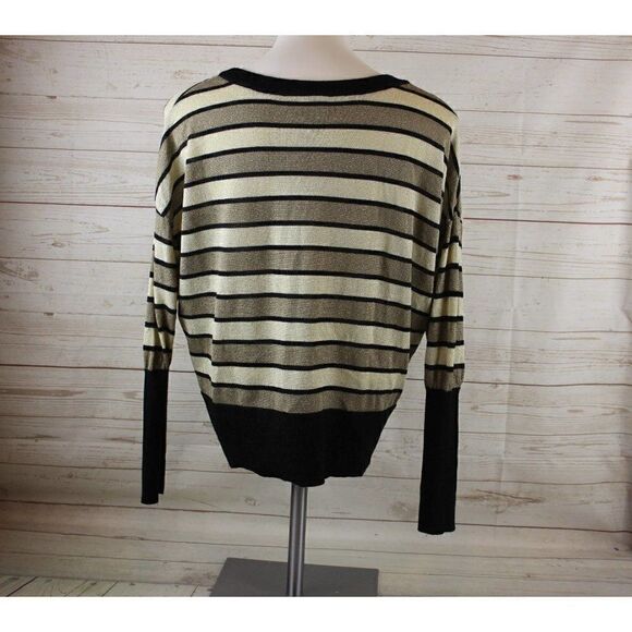CHASOR Chaser Lurex M Striped Sweater CHA SOR - Picture 9 of 10
